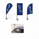 Drapeau de fenêtre de voiture de mini bannière personnalisée pour la promotion