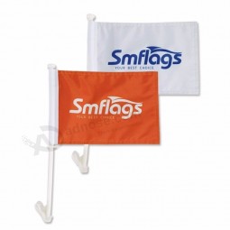 Vente en gros de supports de drapeau de fenêtre de voiture personnalisés en polyester personnalisés
