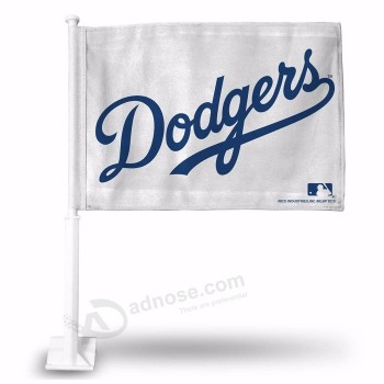 MLB Los Angeles Dodgers Bandeira da janela de carro 12 * 18in