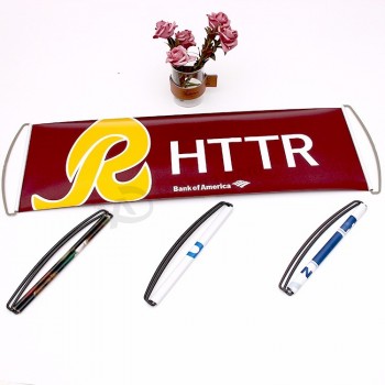 Bannière de fan de football personnaliser le logo Mini bannière rétractable à la main