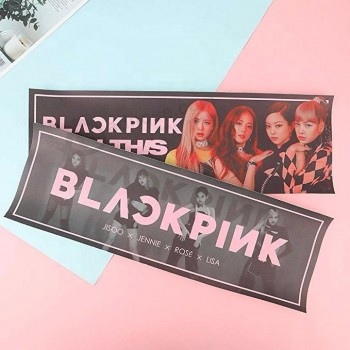 custom kpop concert airport hand banner fans support gift cute cartoon slogan nonwoven support banner