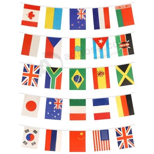 Custom polyester Fans sports All countries Shaking waving Hand held Flag custom Print hand Waving publicize Tour guide Flag (03)