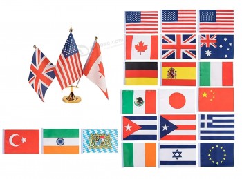 custom goedkope prijs kleine nationale land denemarken hand held vlag groothandel custom nationale engeland handheld vlag zwaaien (15)
