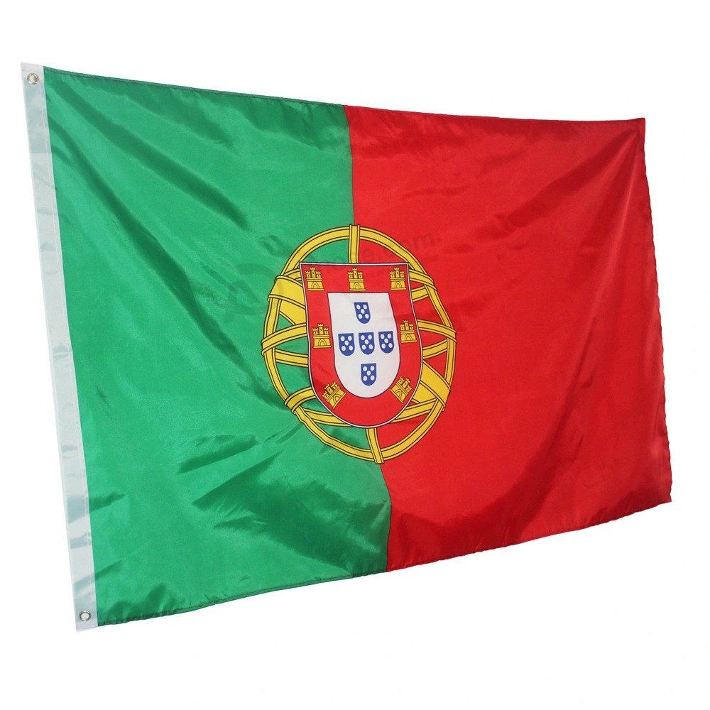 90 X 150 cm Bandeira nacional de Portugal pendurado Bandeira poliéster Portugal bandeira nacional ao ar livre Indoor Grande bandeira para Celebração