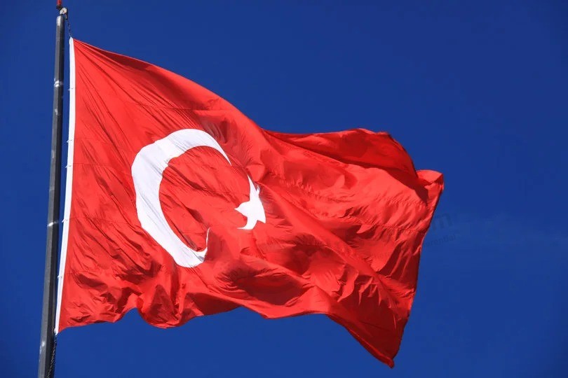 90 X 150cm Turkey flag Banner hanging National flags Turkish home Decoration