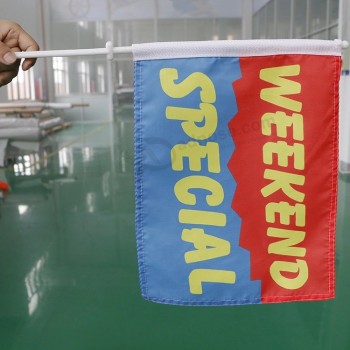 banderas de mano personalizadas Bandera nacional del coche