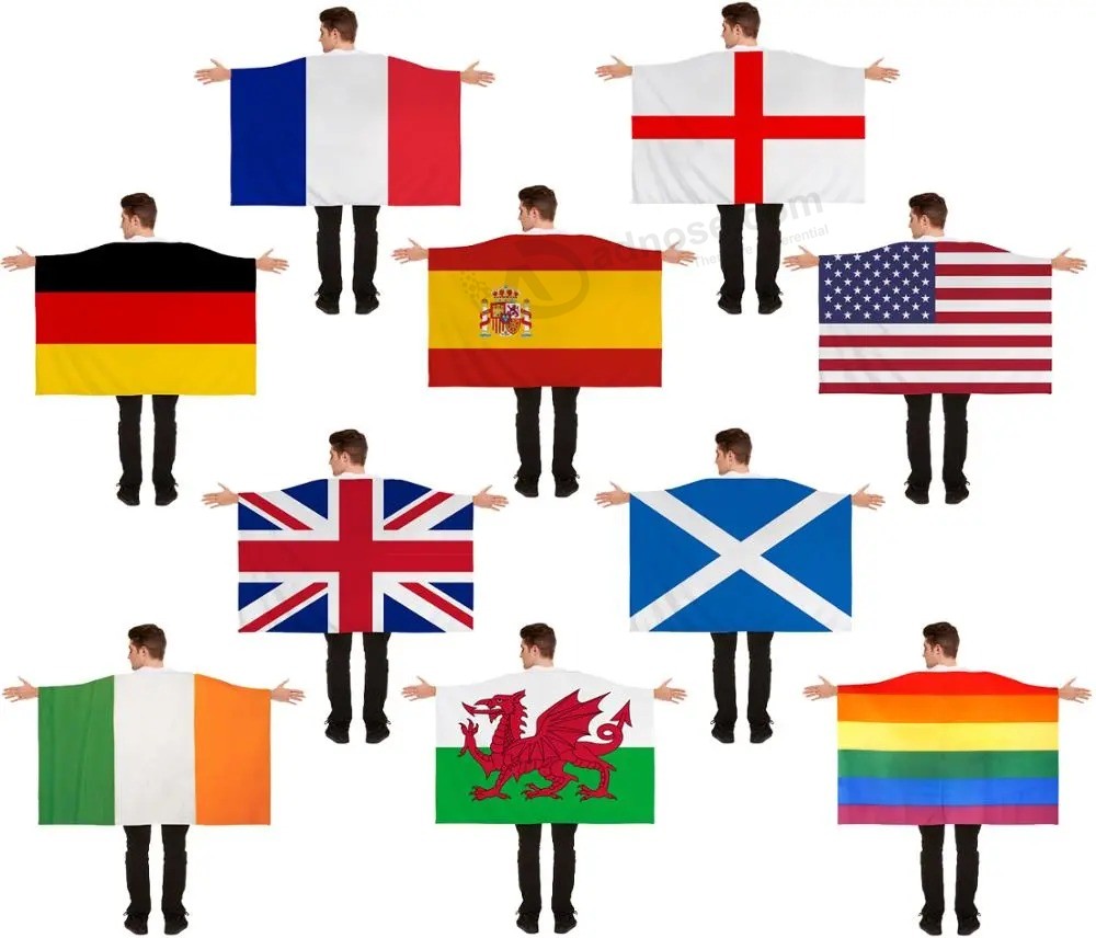 Equipes de futebol de logotipo personalizado país de poliéster Inglaterra nacional bandeira do corpo