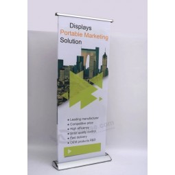 Publicidad personalizada casete digital eléctrico promoción papel retráctil roll up banner stand, rodillo banner, tirador banner