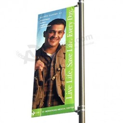 Straßenlaternenmast Werbeplakat Bild Zeichen Hardware-Banner Arm