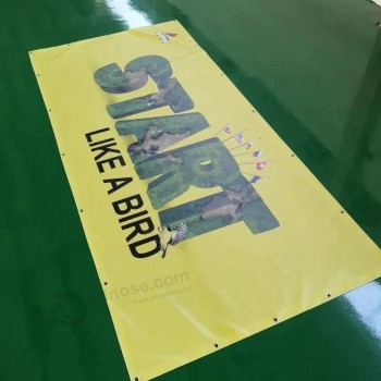 Bannière extérieure / intérieure personnalisée, bannière publicitaire en vinyle d’impression jet d’encre / UV