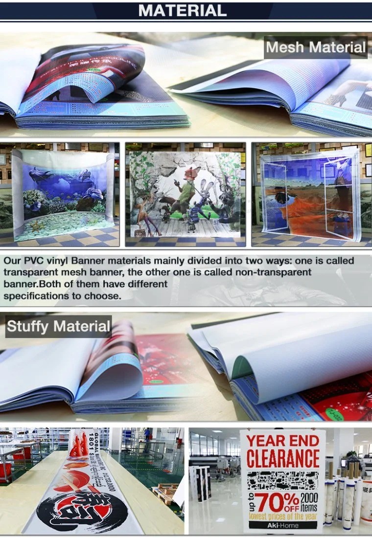 Publicidad exterior Flex PVC vinilo Banners con máquina de impresión