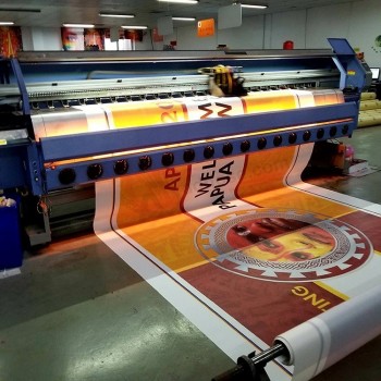 PVC vinyl buiten poster aangepaste afdrukken reclame flex display banner