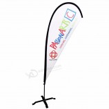 bandera de plumas de precio de fábrica al por mayor con diseño personalizado