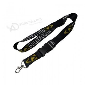 Heiß verkaufendes kundenspezifisches Wärmeübertragungs-Polyester-Lanyard