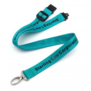 Keine MOQ benutzerdefinierte Logo Fabrikpreis Druck Promotion Nylon Lanyards