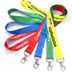 cordino di stampa in poliestere tessuto di nylon con collo riscaldato a sublimazione con logo personalizzato per regalo promozionale