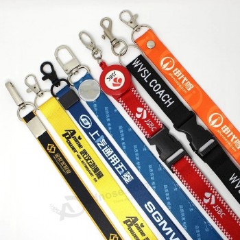 Cadeau promotionnel usine Sublimation personnalisée imprimée carte d’identité cou lanière sangle avec logo impression personnalisée Landyard