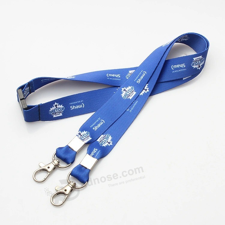 Personalized heat Transfer polyester Lanyards with Logo custom Sample free with card Holdr