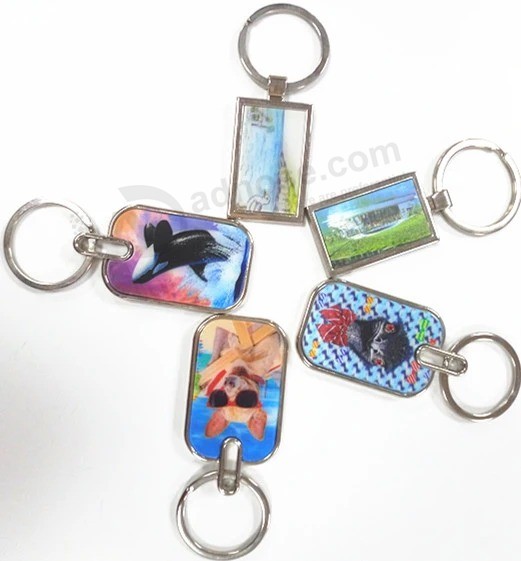 Lenticular keychain 3D printing Service for promotional Gift