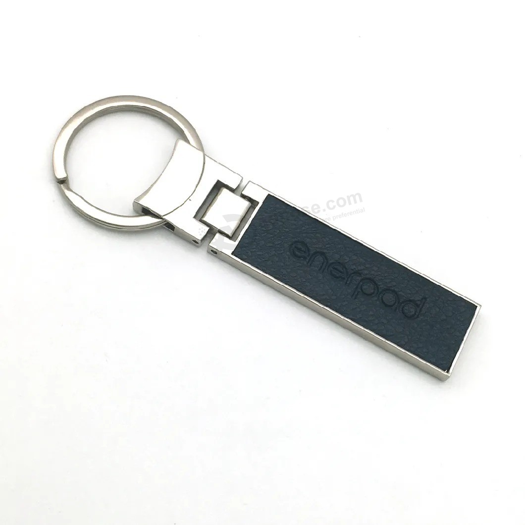 Bulk wholesale Custom made Logo leather Key chain for Promotional