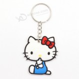 diseño 2D personalizado llavero de PVC blando de moda
