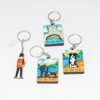 Cadeau souvenir époxy promotionnel Porte-clés sur mesure pour la décoration
