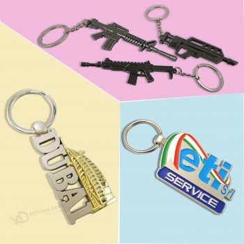 Vente en gros promotionnel personnalisé anneau porte-clés pour cadeaux de promotion