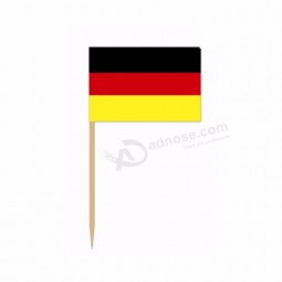 Étiquettes de cure-dents allemandes Flag Pick pour Cupcakes