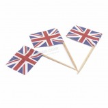 Bandiera di stuzzicadenti in legno stampa personalizzata all'ingrosso vendita calda