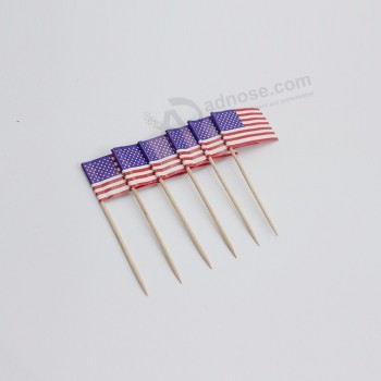 Wholesale Manufacture Cocktail Toothpick Flag For Food Decoration