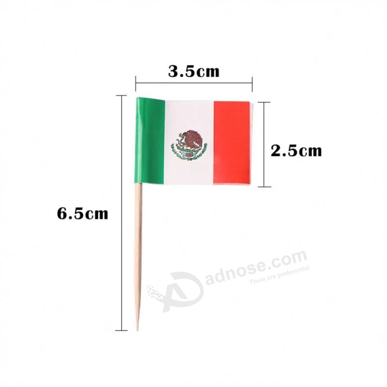 Free Sample High Quality Good Price Paper Toothpick Flags