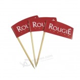decoración personalizada mini palillo bandera