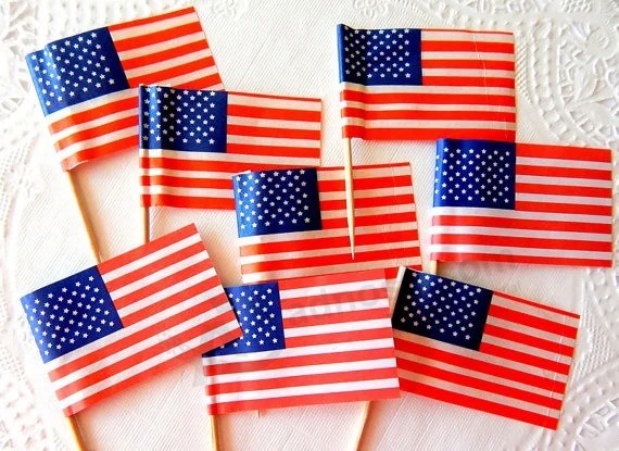 Decoration custom Mini toothpick Flag