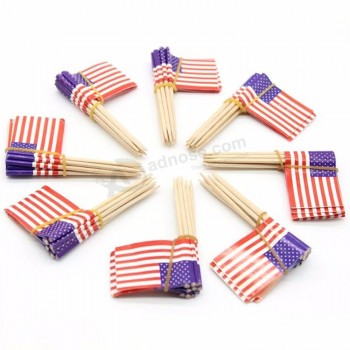 Coloré Party & Bar Décoration US Food Flag Cure-dents Country Flag