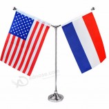 фабрика настраиваемый логотип контроля качества милый настольный флаг