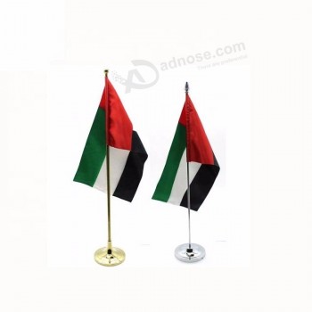 Wholesale table top desk flag with metal pole and base
