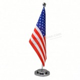 Drapeau de table en acier inoxydable décoration de bureau / drapeau de bureau
