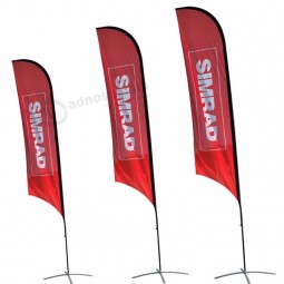 Impression personnalisée drapeau de plage extérieur