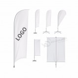 beach flag personalizzato, promozione bandiera volante, banner teardrop spiaggia