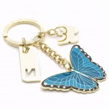 gepersonaliseerde souvenir mens olifant cartoon varken spel dier kerst zinklegering metaal custom logo sleutelhanger