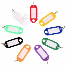 name card label luggage tags keychain assorted label Tag classification plastic keyring  my45