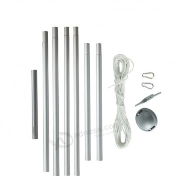 Mât de drapeau en aluminium de 520 cm pour drapeau volant (*NF21M01008)