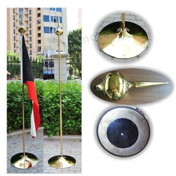 high quality official indoor golden/silver flag pole (B-nf21m03001)