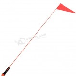 child bicycle flag bike safety long 1.6m pole with axle fittings