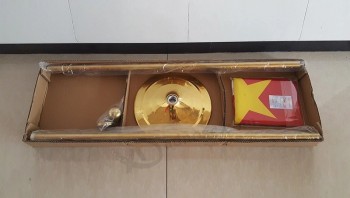 2M, 2.6M, 3M Décoration de bureau Drapeau Stand avec impression