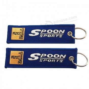Hot sell embroidery Key chain tags