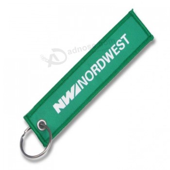 professionelle Stickerei Hersteller benutzerdefinierte billige Schlüssel hängen Tags