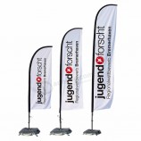 Hot selling portable custom outdoor feather advertising beach flag