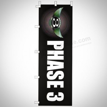 Chinese factory price custom digital printing adverting nobori flag stand  for promotion