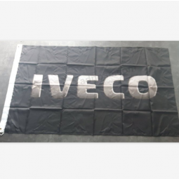 Bandiera iveco in poliestere stampa personalizzata bandiera logo iveco 3x5ft